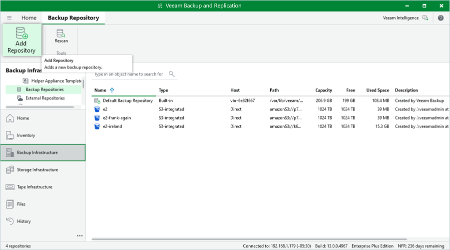 Veeam Proxmox Guide - add backup repository