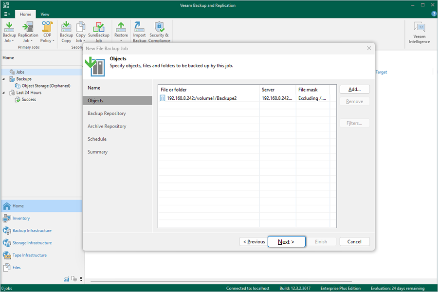 IDrive e2 with Veeam NAS Backup