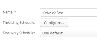 Enter a name for the object storage