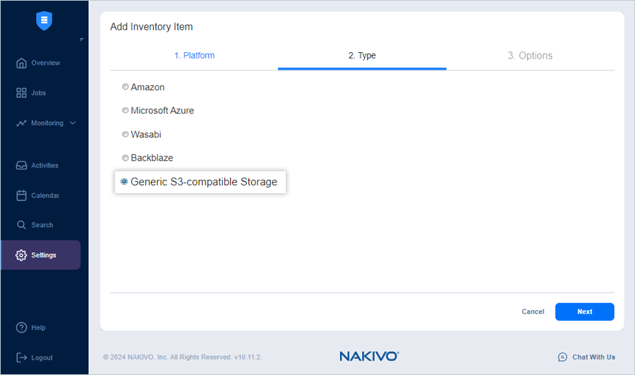 IDrive e2 with nakivo backup