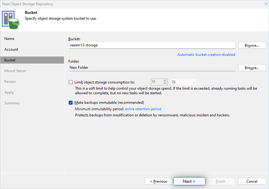 Veeam Proxmox Guide - recent backup retention days