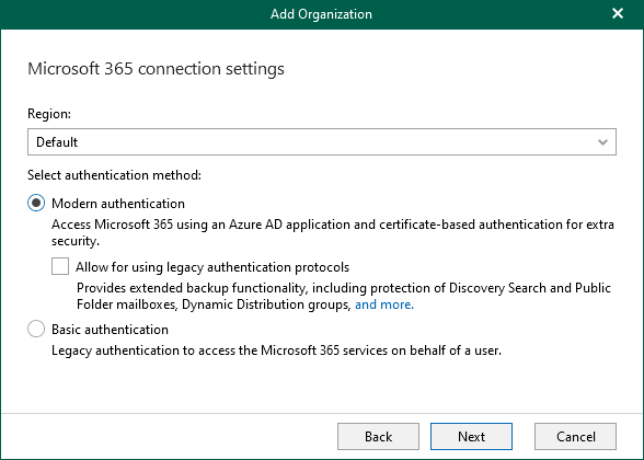 IDrive e2 with Veeam office365