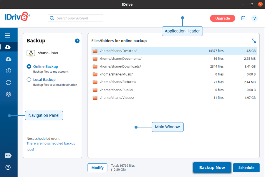 Application walkthrough