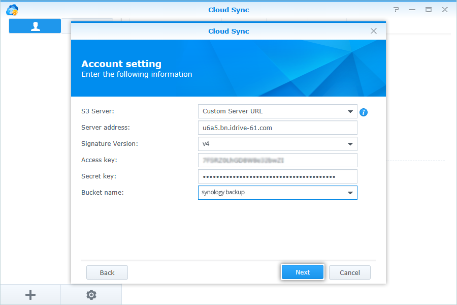 Custom server url