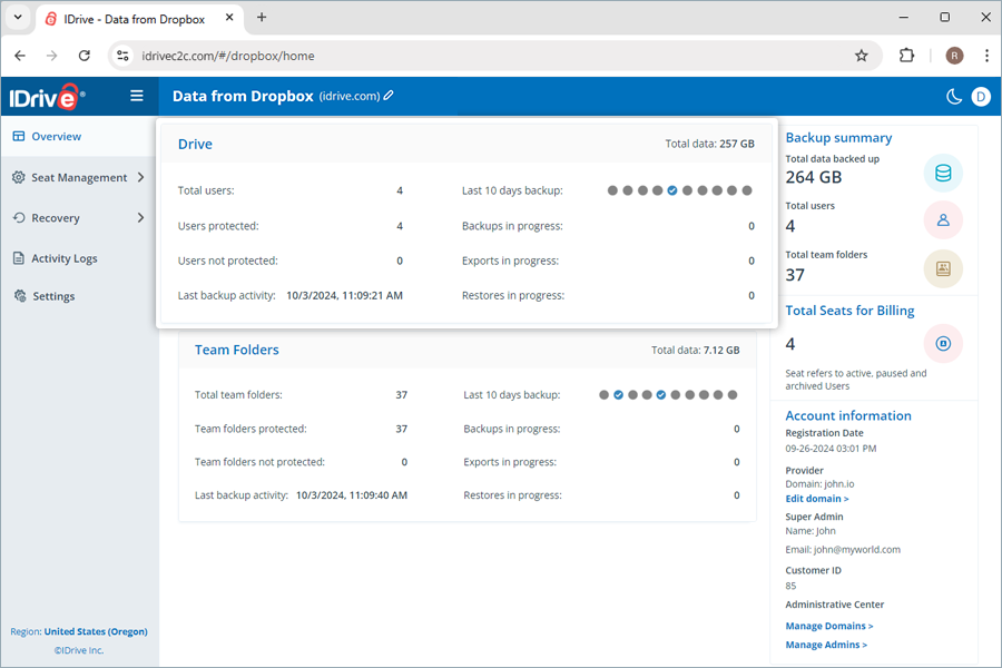  view client wise status
