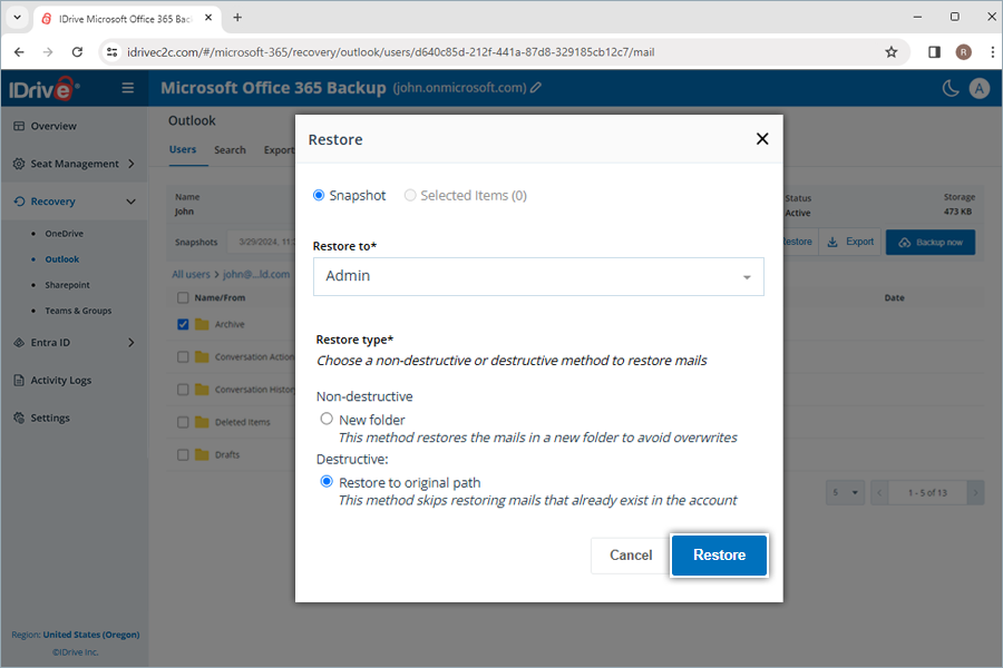  view client wise status